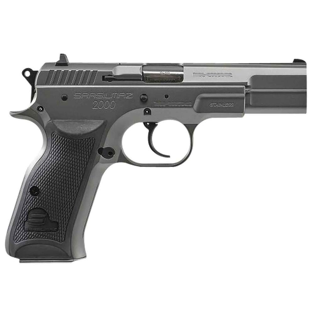 Sar USA 2000 9mm Luger 4.5in Stainless Pistol - 17+1 Rounds - $399.99 