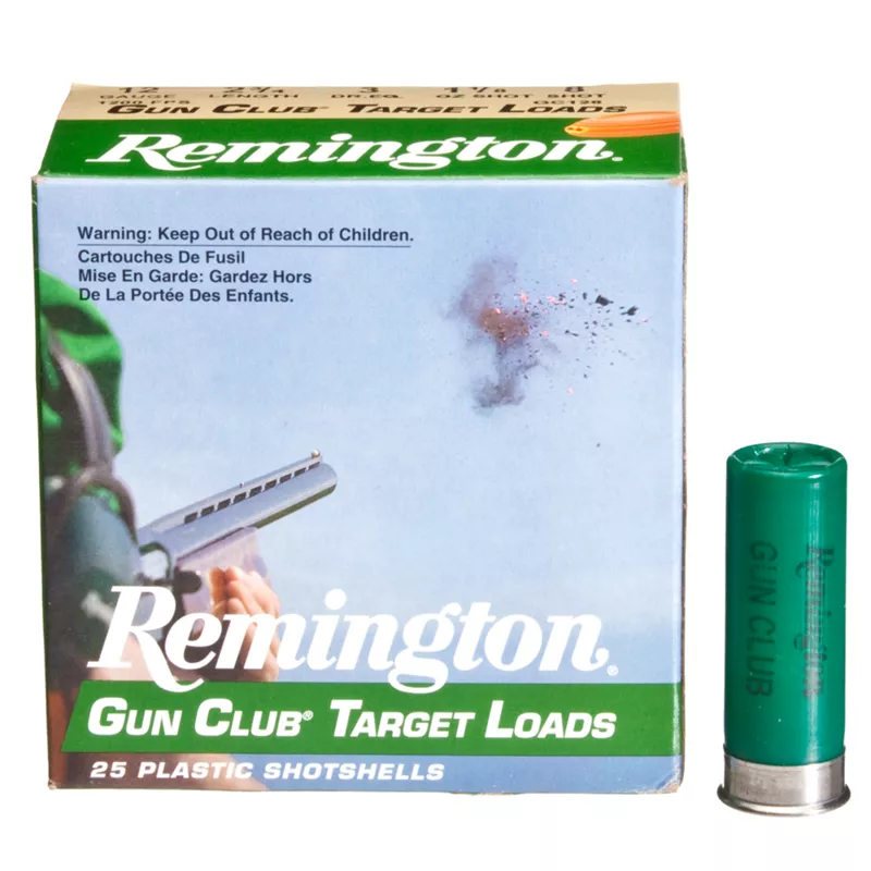Remington Gun Club Target Loads - 12 Ga. - #7.5 Shot - 25 Rounds - $10.99 (Free S/H over $50)