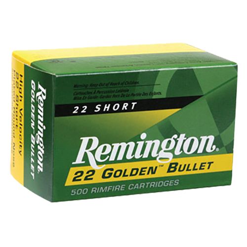 Remington Golden Series .22 Short 30-Grain Rimfire Ammunition 100 rounds - $8.49 