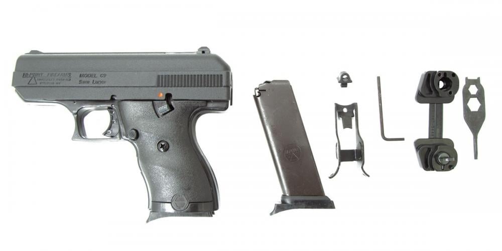 Hi Point C-9 9mm Pistol With Extra Magazine and Speedloader, Black - $149.99 + Free Shipping