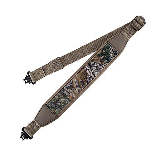 Two Point Rifle Gun Sling with Swivels,Durable Shoulder Padded Strap,Length Adjuster - $14.99 (Free S/H over $25)