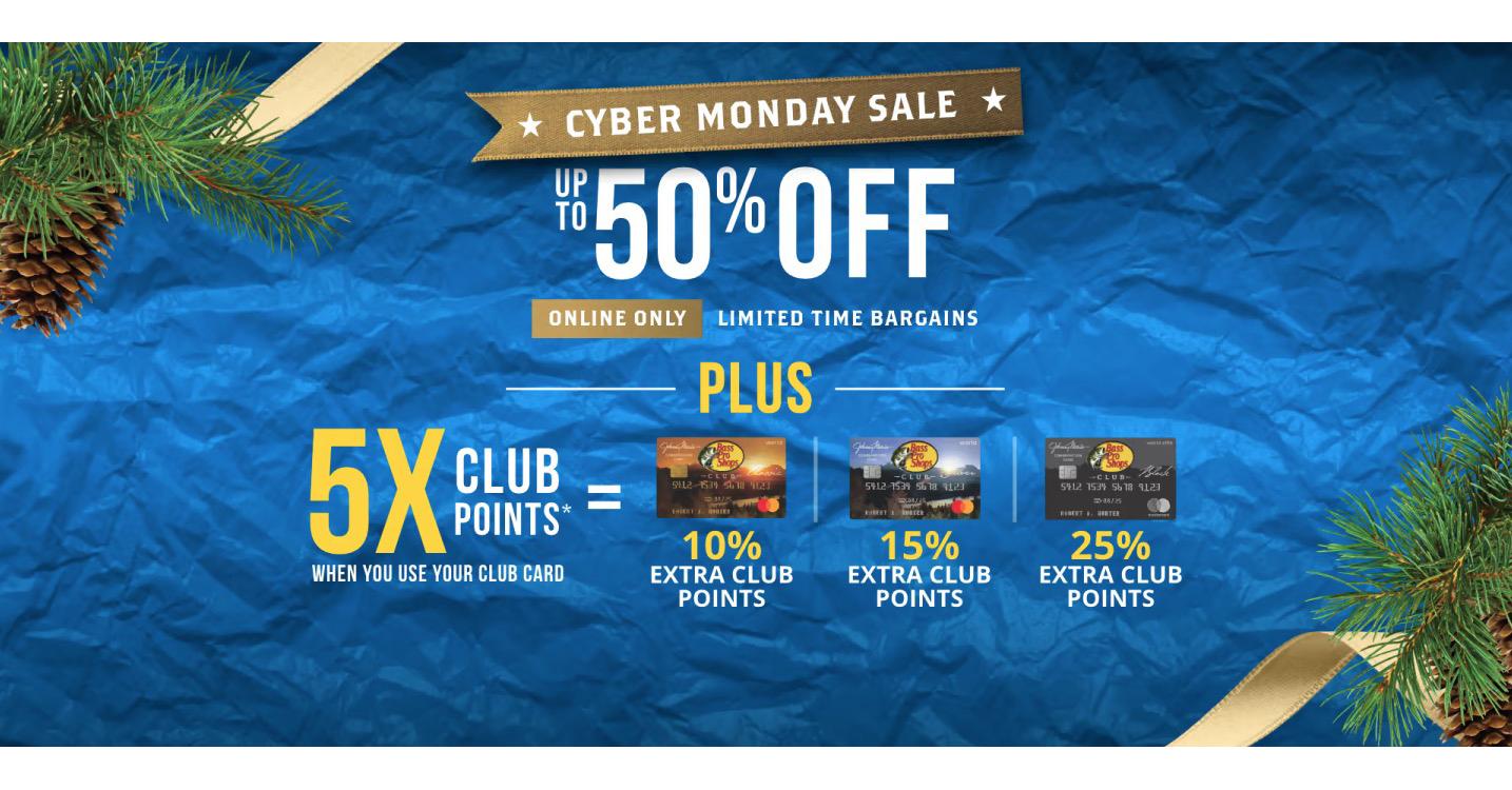 Cabela's & Bass Pro Shops Cyber Monday 2022 Week (Free 2Day Shipping