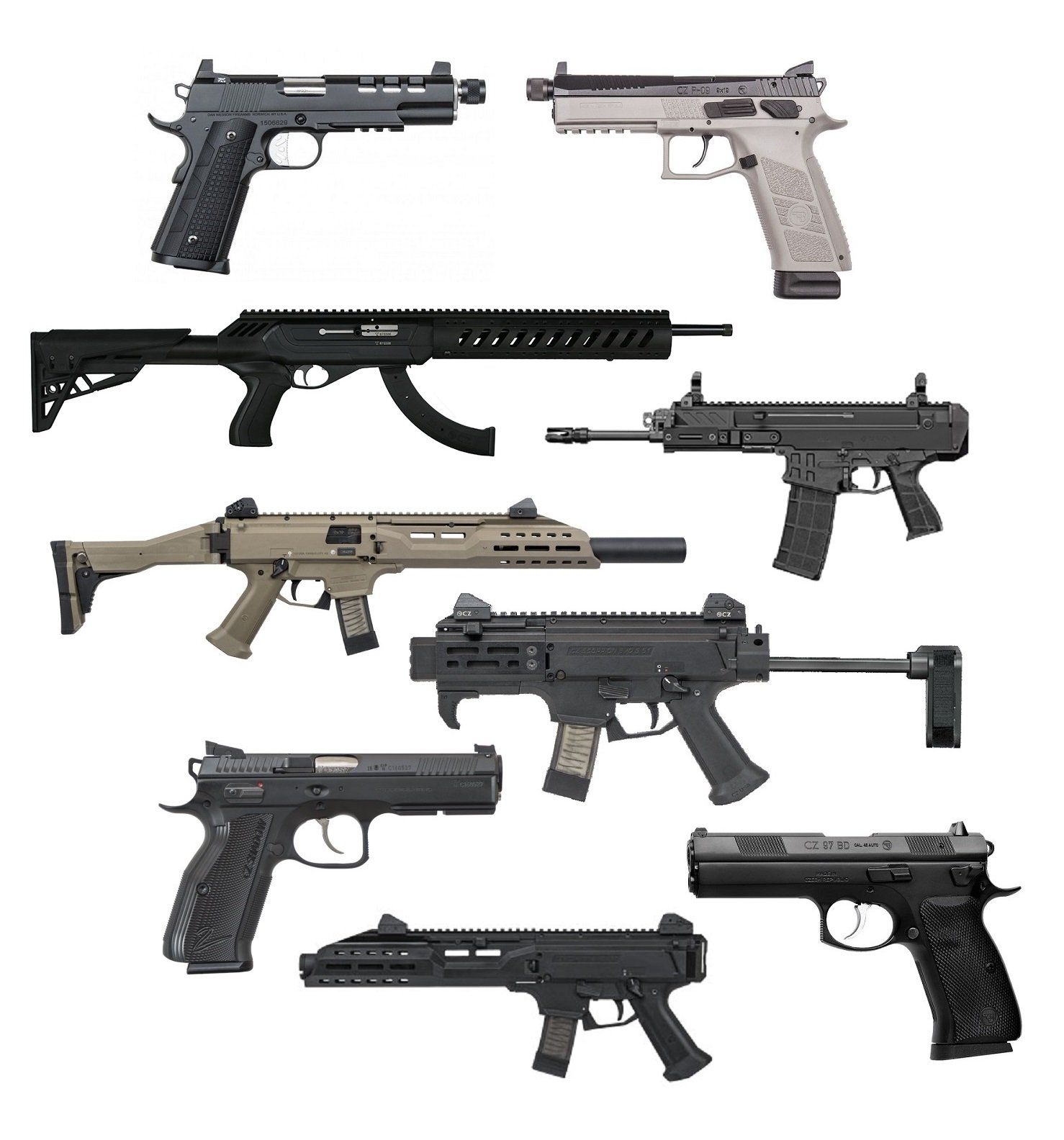 CZ Firearms Roundup @ Wikiarms