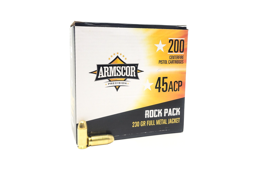 Armscor Precision 45 ACP 230GR FMJ Ammo ROCK PACK - 800 round case ...