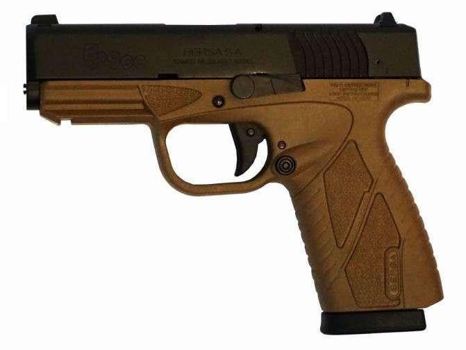 Bersa Concealed Carry 9mm 3.3" 8 Round Matte With Flat Dark Earth Frame - $249.99
