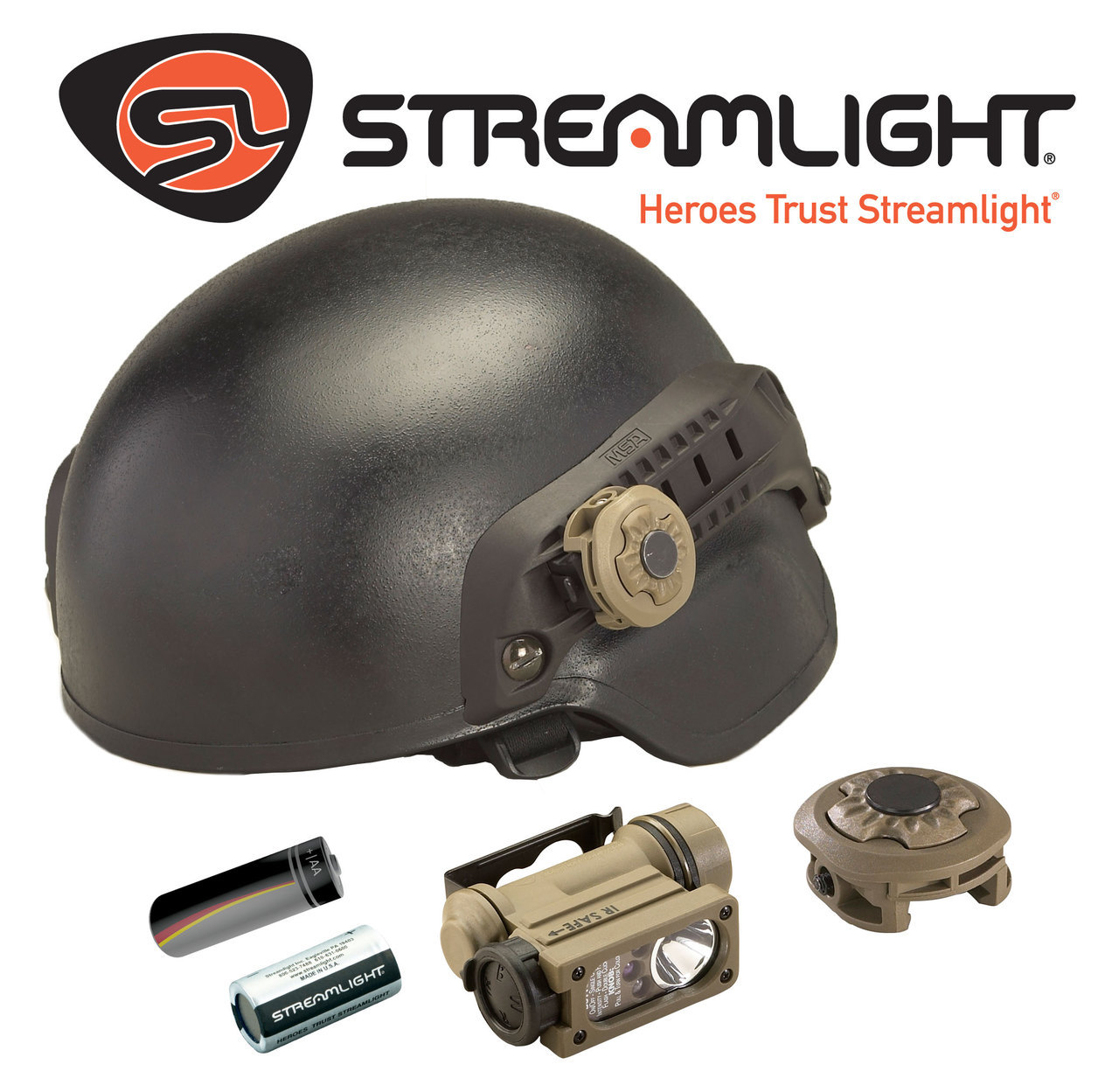Streamlight Sidewinder Compact II Mil-Spec w/Helmet Rail Adapter - $59.95 | gun.deals