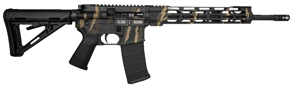 Diamondback DB15 Tiger Stripe Camo 5 56 NATO 16 Barrel 30 Rounds