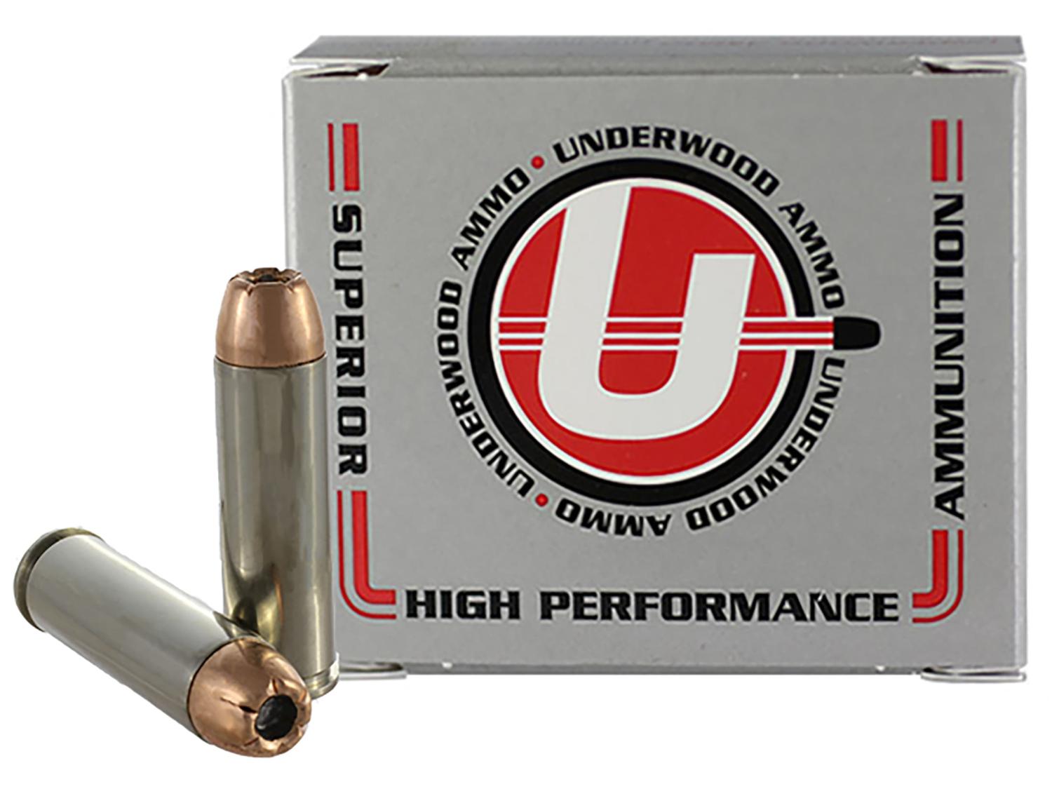 Underwood Ammunition 500 S&W Magnum 350 Grain Hornady XTP Jacketed Hollow Point Box of 20 - $50.99