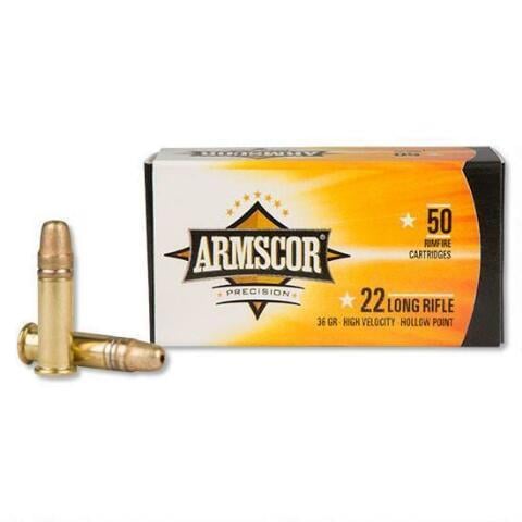 Armscor 22 Long Rifle 36 Grain HVHP 5,000 Rounds - $744.99