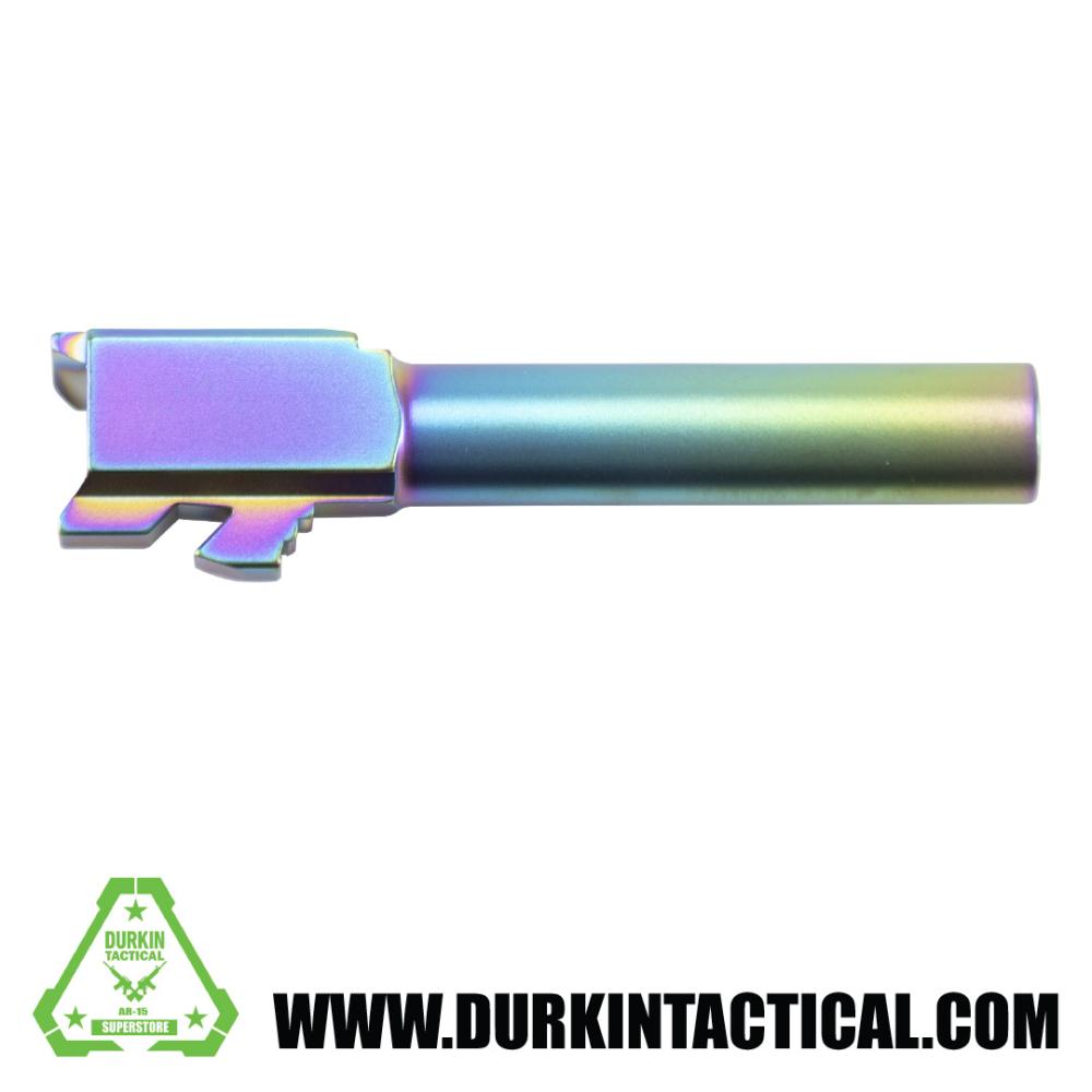 G19 9MM Flush Crown Cut Rainbow Barrel with Physical Vapor Desposition - $51.61 after code "11off"