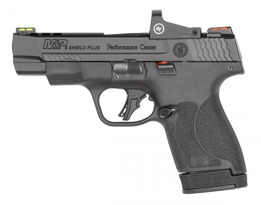 Smith and Wesson M&P9 Shield Plus Performance Center 9mm 4" Ported Barrel 13-Rounds Crimson Trace Laser - $799.99 ($7.99 S/H on Firearms)