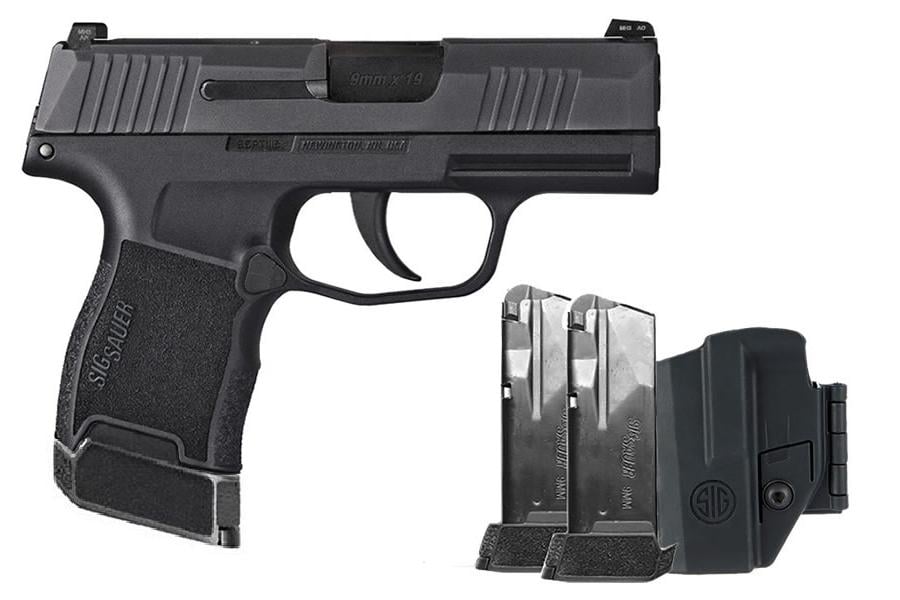 Sig Sauer P365 9mm TacPac with Three 12-Round Magazines and Holster (No Manual Safety) - $549.99 (Free S/H on Firearms)