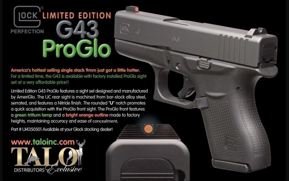 Exclusive TALO Glocks with Night Sights from $478