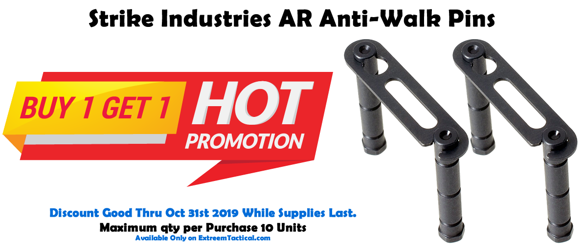 Strike Industries AR Anti-Walk Pins - Dirty Bird Industries