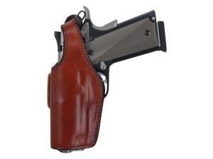 Bianchi 19L Thumbsnap Belt Slide Holster, Plain Tan, Left Hand
