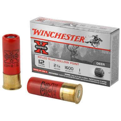 Winchester Ammo Super-X Rifled Slug Hollow Point 12 Gauge 2.75″ 1 oz 5rd Box