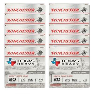 Winchester SUPER-X 20GA 2.75' CASE LOTS 1165FPS 1OZ #7.5