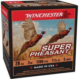 Winchester Super Pheasant 28 Gauge 3" #5 1-1/8 oz 25rds Shotshell - High-Performance Load for Pheasants - X283PH5