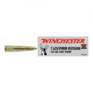 Winchester Super-X Ammo 7.62x39mm 123gr Sp - 7.62x39mm 123gr Soft Point 20/Box