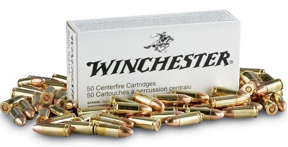 9mm Winchester 124 FMJ USA9MM