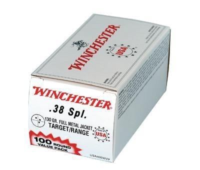 38 Special Winchester 130 FMJ USA38SPVP