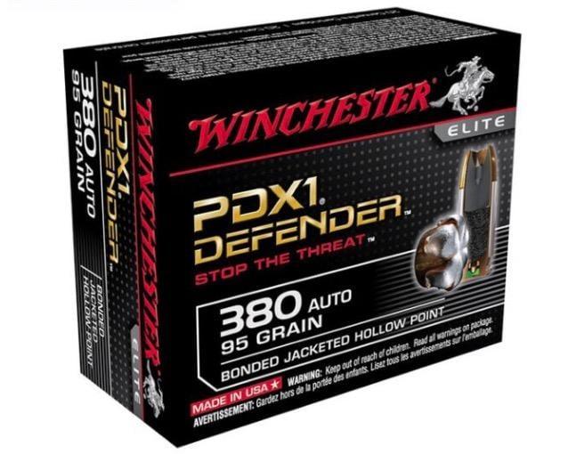 380 Auto Winchester 95 Bonded Jacket Hollow Point S380PDB