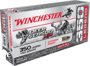Winchester Deer Season XP Rifle Ammunition .350 Legend 150 gr. JHP 2325 fps 20/ct