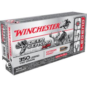 Winchester Deer Season .350 Legend Ammunition 150 Grain JPT XP 2325 fps 200 Rounds