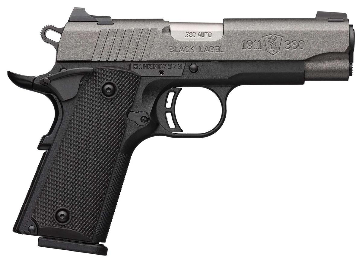 Browning 1911-380 Black Label Pro Tungsten Rail 380 ACP