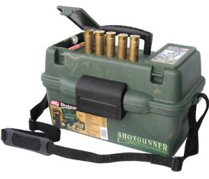 MTM SH1001209 Shotgun Hunter Box, 100-Round, 12ga, 3.5", Green Wild Camo, Polyproplene