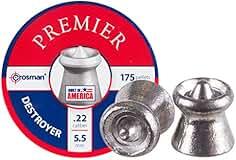 Crosman Destroyer Pellets, .22 Cal, 14.3 Grains, Pointed Expanding, 175ct 0.22