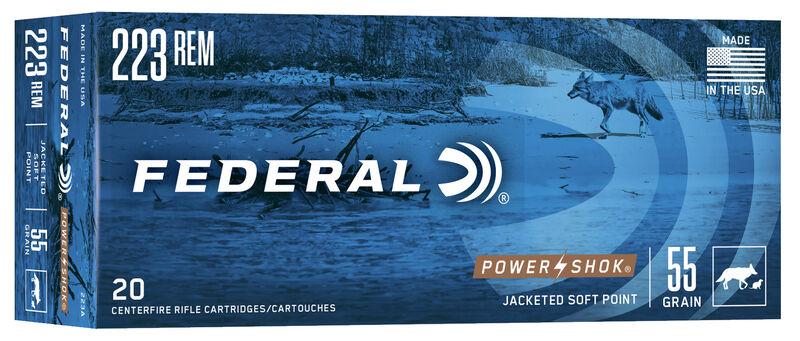 Federal Cartridge 223A 223 Remington - Classic 50gr Power Shok Soft Point 223/5.56