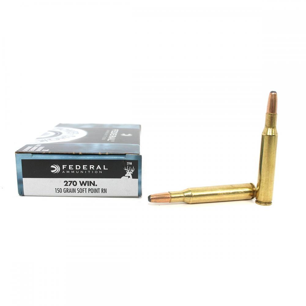 Federal Power-Shok Rifle Ammunition .270 Win 150 gr SP 2890 fps - 20/box
