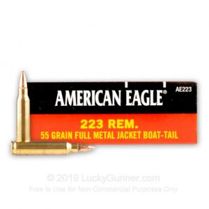 Federal .223 Remington American Eagle 55gr FMJ Ammo 222 Remington