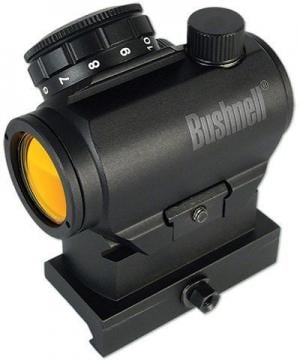 Bushnell AR Optics 1x25mm TRS-25 HiRise, 3 MOA Red Dot Sight, w/ Mount