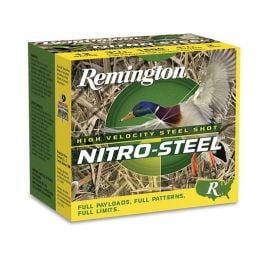 Remington Nitro-Steel High Velocity 12 Gauge 1 1/4 oz 2.75in 1275 ft/s #2 Centerfire Shotgun Ammo 25 Rounds 20654