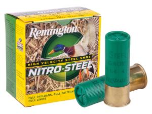 Remington Nitro-Steel Hi-Velocity Magnum Load Shotshells 12 ga 2-3/4" 1-1/4 oz #4 1275 fps 25/ct