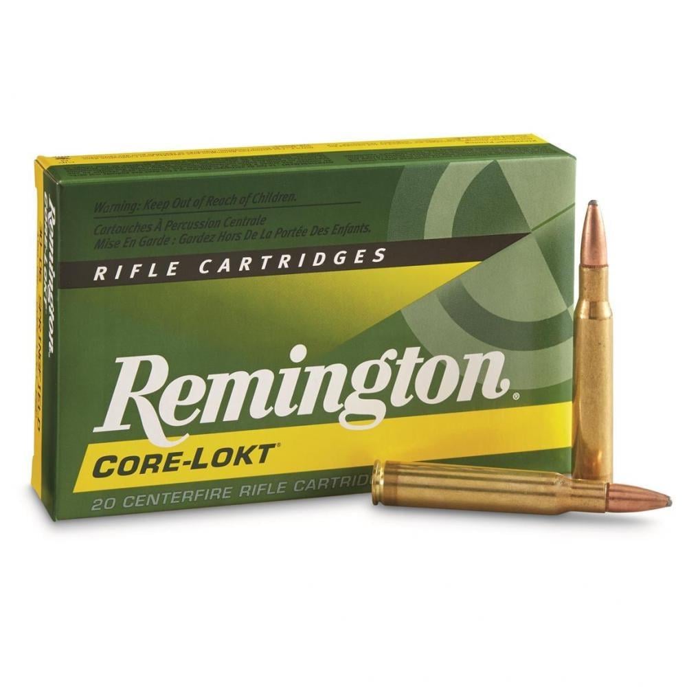 Remington Core-Lokt Ammo 30-06 Springfield 150gr Pointed Sp - 30-06 Springfield 150gr Pointed Soft Point 20/Box
