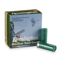 Remington, Gun Club Target Loads, 12 Gauge, 2 3/4" Shells, 1 1/8 oz., 25 Rounds