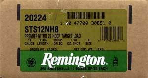 Remington Nitro 27 12 Gauge Shotshell 250 Rounds 2 3/4" #8 Lead 1 1/8 Ounce