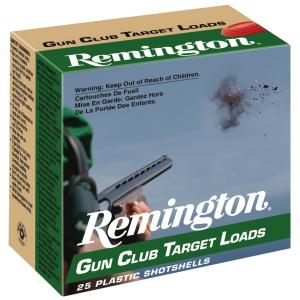 Remington Gun Club Target Ammo 20 Gauge 2-3/4" 7/8 Oz #9 Shot - 20 Gauge 2-3/4" 7/8 Oz #9 Shot 25/Box