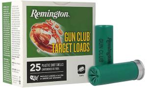 Remington Gun Club Target Ammo 12 Gauge 2-3/4" 1 Oz #8 Shot - 12 Gauge 2-3/4" 1 Oz #8 Shot 25/Box