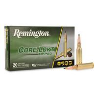 Remington 6.5 Creedmoor 129 Grains Core-Lokt Tipped Brass Cased Centerfire Rifle Ammo 20 Rounds 29017