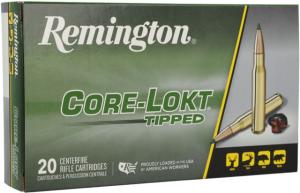 Remington .308 Winchester 150 Grains Core-Lokt Tipped Brass Cased Centerfire Rifle Ammo 20 Rounds 29039