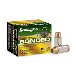 Remington Golden Saber Bonded .40 S&W 180 Grain Bonded Jacketed Hollow Point Centerfire Pistol Ammo 20 Rounds 29365