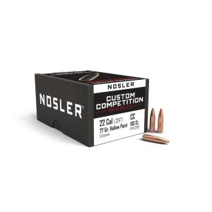 Nosler Custom Competition 22 Caliber (0.224") Hpbt Bullets - 22 Caliber (0.224") 77gr Hollow Point Boat Tail 100/Box