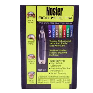 Nosler Ballistic Tip Hunting 7mm (0.284") Spitzer Bullets - 7mm (0.284") 120gr Spitzer 50/Box 7mm-08