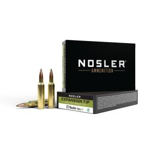 Nosler E-Tip Ammunition 22 Nosler 55 Grain E-Tip Lead-Free Box of 20