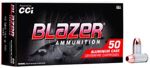 CCI Ammuniton Blazer .40 SW 165GR TMJ 50Rds 40 S&W