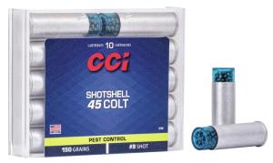 CCI Ammunition Pest Control Shotshell .45 Colt 150 Grain Shotshell Centerfire Pistol Ammo 10 Rounds 45 ACP
